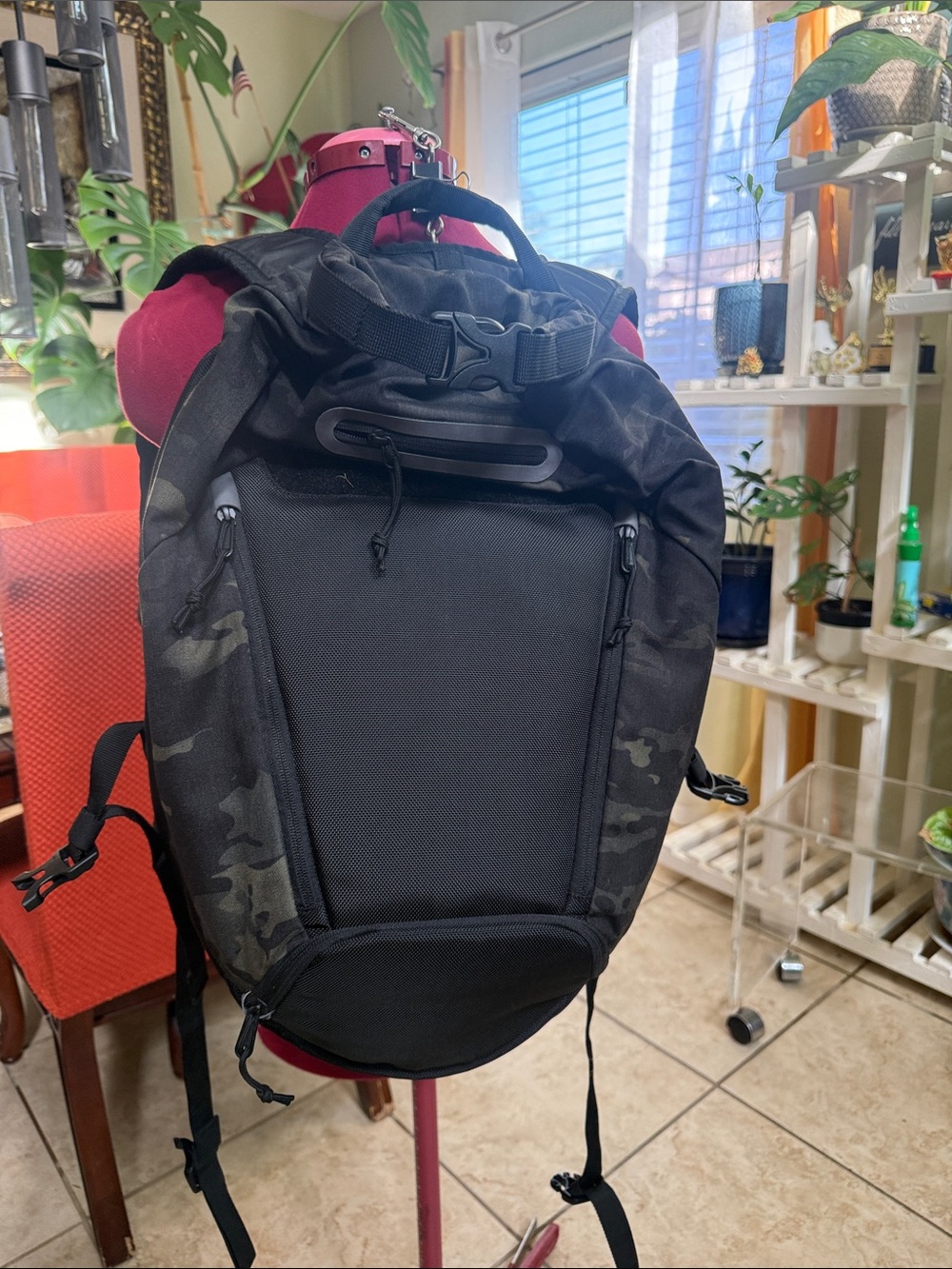 5.11 Tactical COVRT Boxpack in the MultiCam Black color, used kmince. 32L